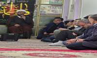 مراسم قرائت زیارت عاشورا در مرکز بهداشت شهرستان باغملک برگزار شد