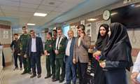 مراسم تجلیل از کادر درمان به مناسبت هفته دفاع مقدس باحضور. دکتر خسروی فرماندار. سرهنگ عارف فرماندهی سپاه ناحیه باغملک
